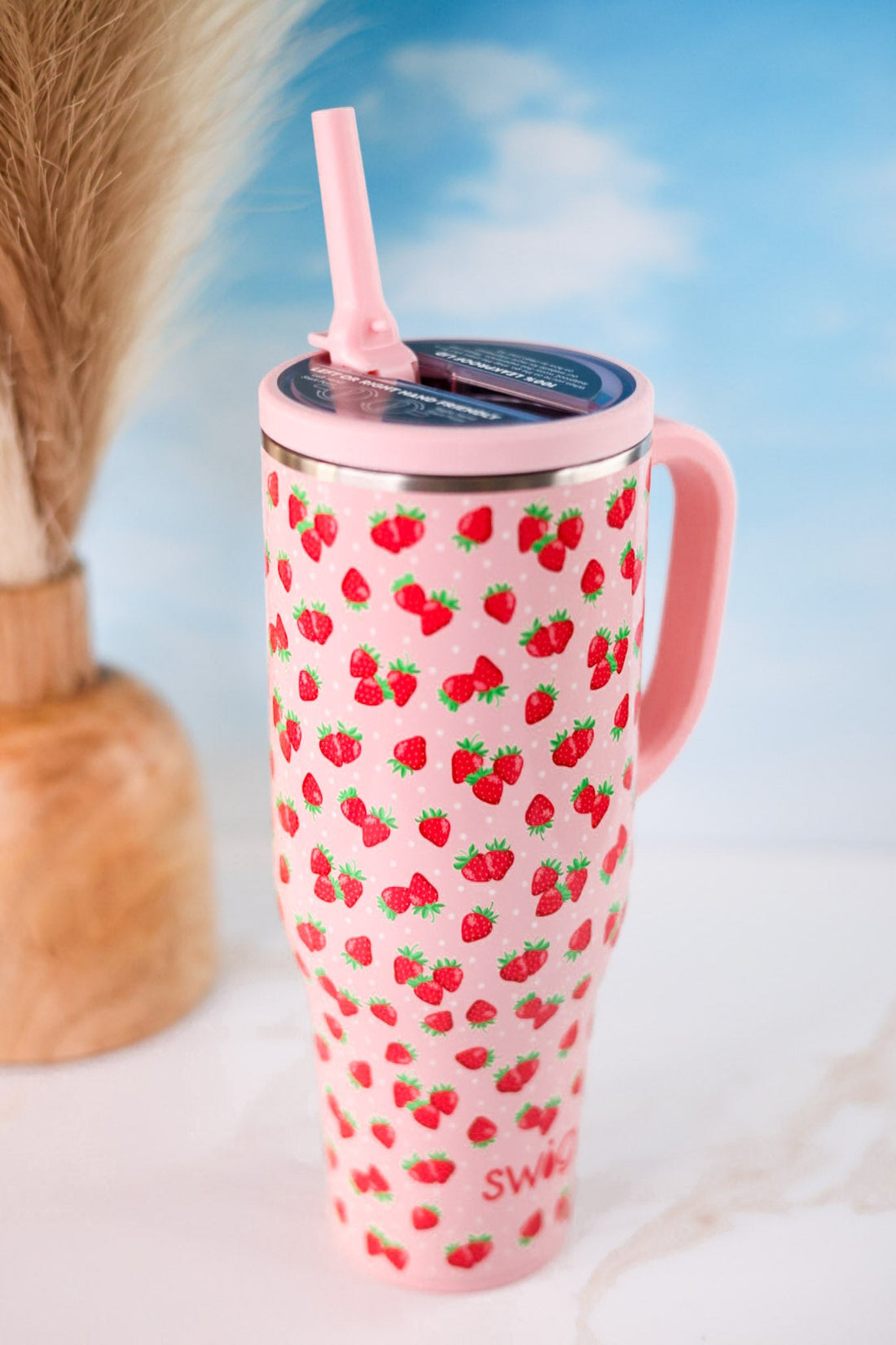 Strawberry Shortcake 40oz Mega Mug - Whiskey Skies - SWIG LIFE