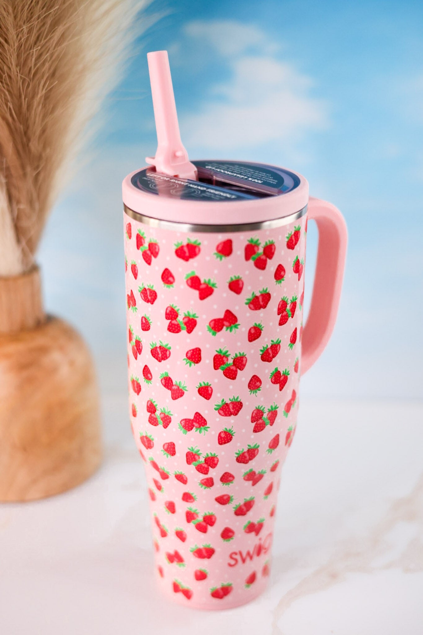Strawberry Shortcake 40oz Mega Mug - Whiskey Skies - SWIG LIFE