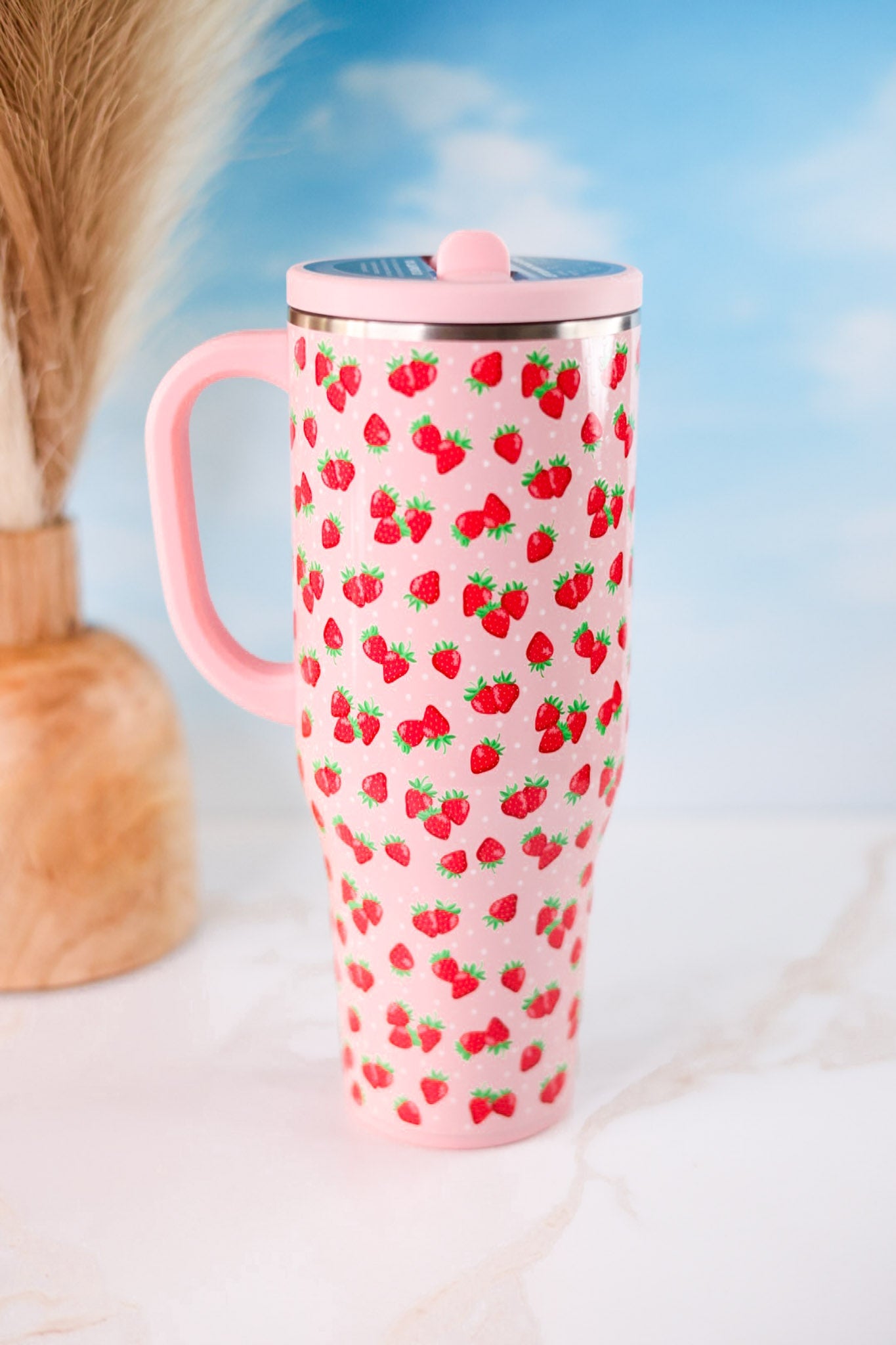 Strawberry Shortcake 40oz Mega Mug - Whiskey Skies - SWIG LIFE