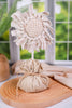 Striped and Woven Burlap Sunflower - Whiskey Skies - WT COLLECTION