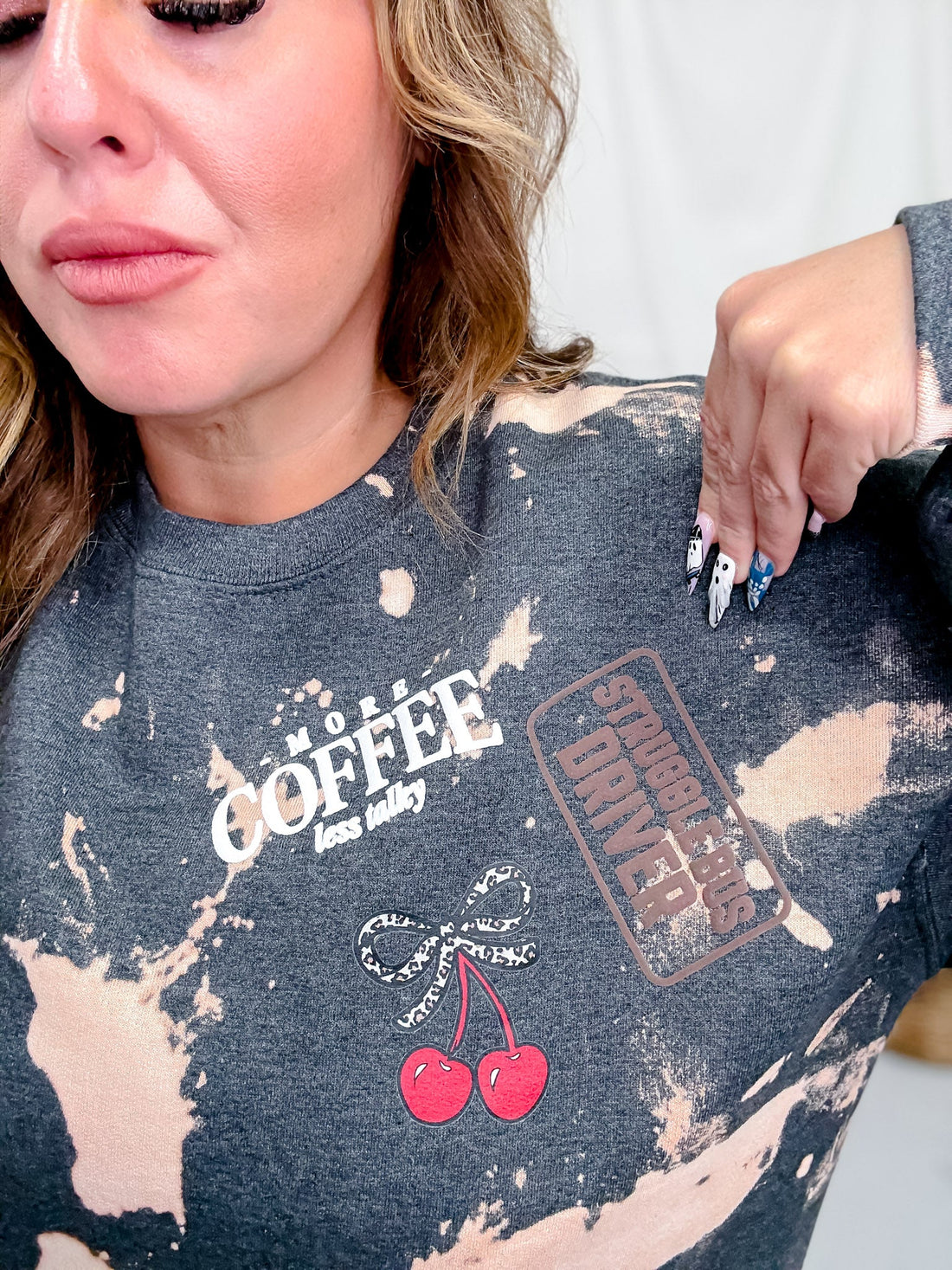 Struggle Bus Bomba Sweatshirt - Whiskey Skies - SOUTHERN BLISS COMPANY