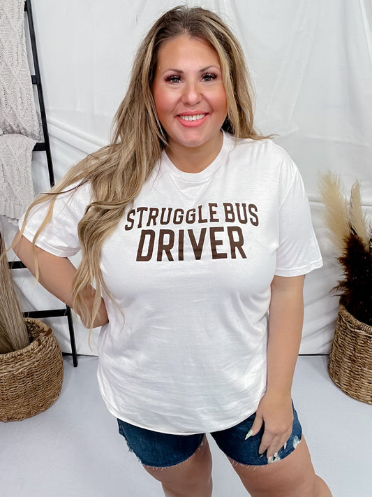 Struggle Bus Driver Graphic Tee - Whiskey Skies - Southern Bliss Company