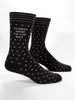 Studies Show I'm The Shit Mens Crew Socks - Whiskey Skies - BLUE Q