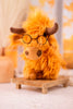 Stuffed Scottish Highland Cow With Glasses - Whiskey Skies - WT COLLECTION