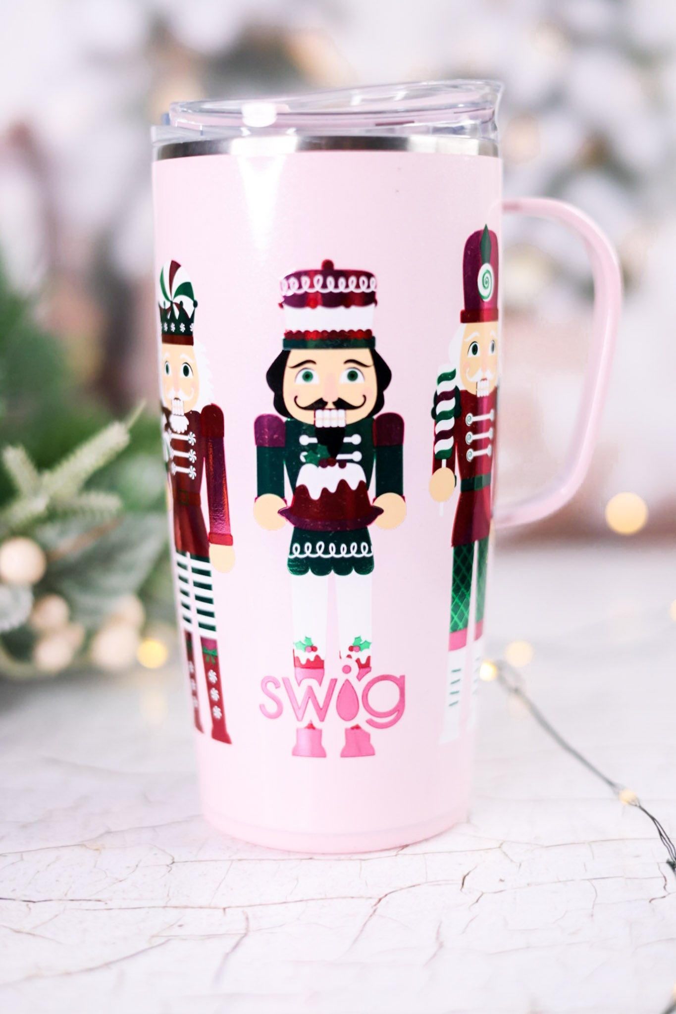 Sugar Plum Soldiers 22oz Travel Mug - Whiskey Skies - SWIG LIFE