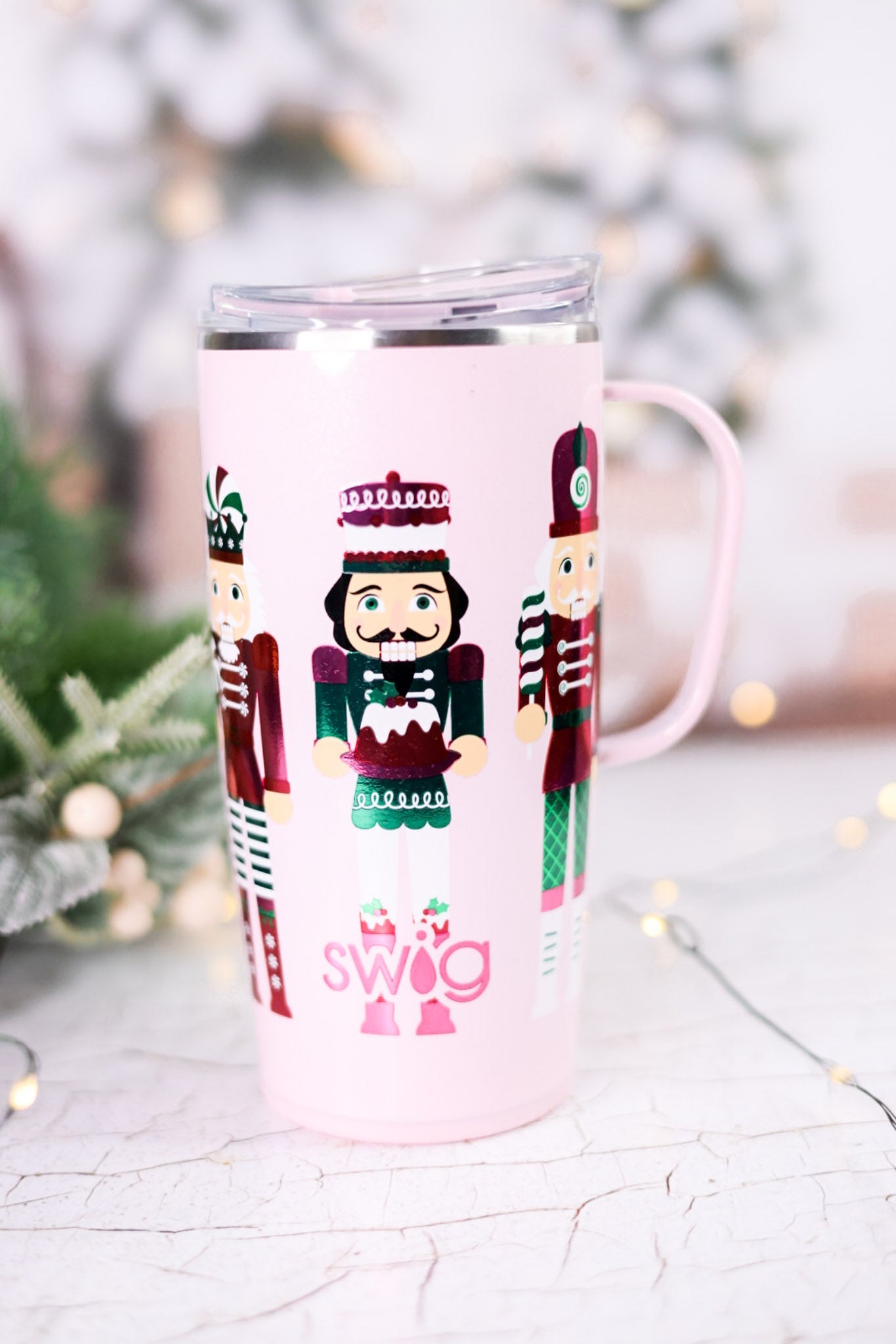 Sugar Plum Soldiers 22oz Travel Mug - Whiskey Skies - SWIG LIFE