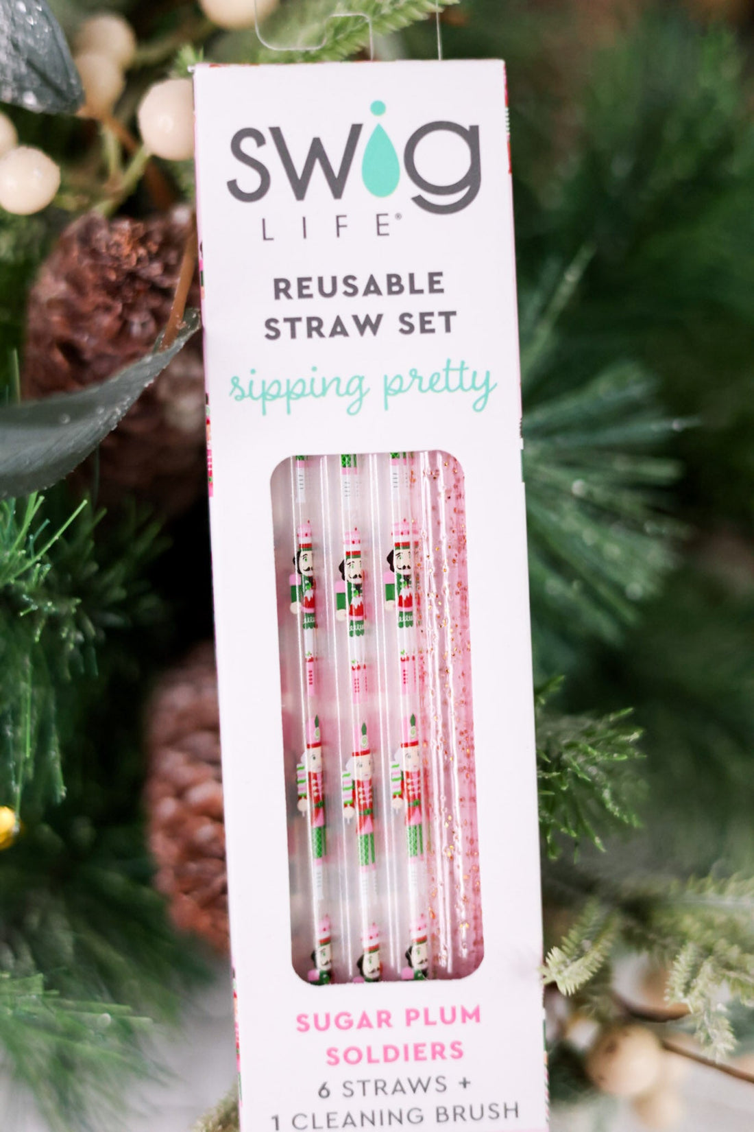 Sugar Plum Soldiers Straw Set - Whiskey Skies - SWIG LIFE