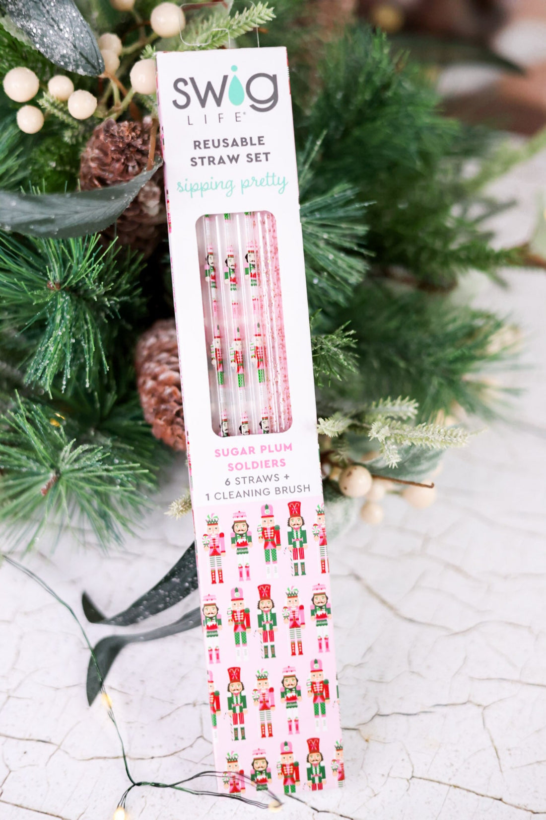 Sugar Plum Soldiers Straw Set - Whiskey Skies - SWIG LIFE
