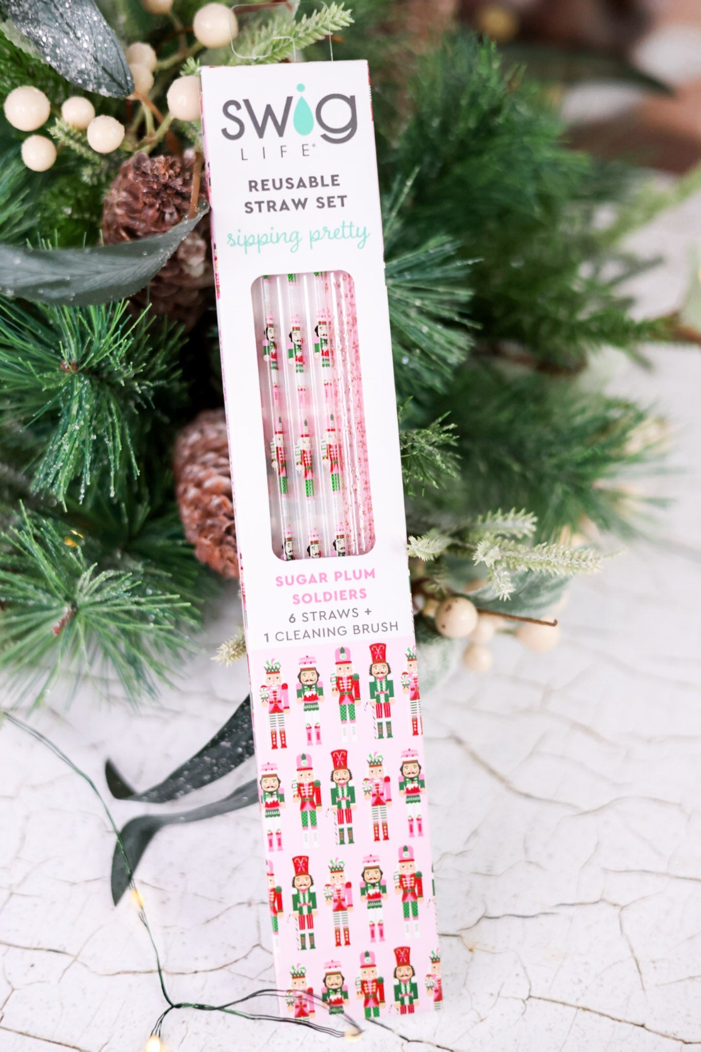 Sugar Plum Soldiers Straw Set - Whiskey Skies - SWIG LIFE