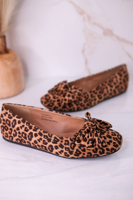 Sugar Rush Leopard Flats - Whiskey Skies - CORKYS FOOTWEAR