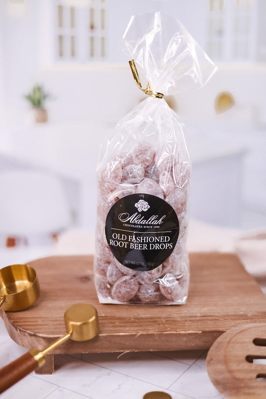 Sugar Sanded Root Beer Candy Drops - Whiskey Skies - ABDALLAH CANDIES