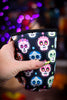 Sugar Skulls Iced Cup Coolie (22oz) - Whiskey Skies - SWIG LIFE