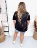 Summerween Queen Bleach Splatter Graphic T-Shirt - Whiskey Skies - BETTER IN BLACK CO.