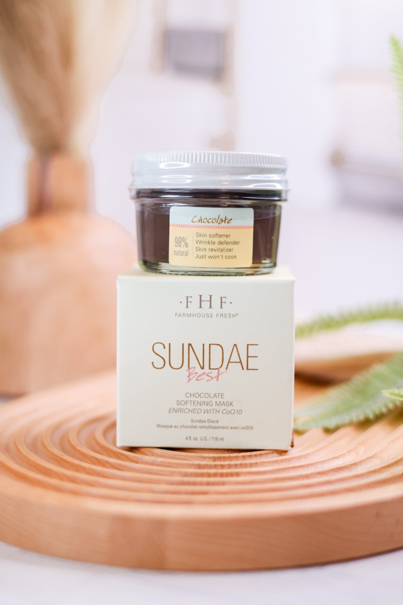 Sundae Best Chocolate Softening Face Mask - Whiskey Skies - FARMHOUSE FRESH