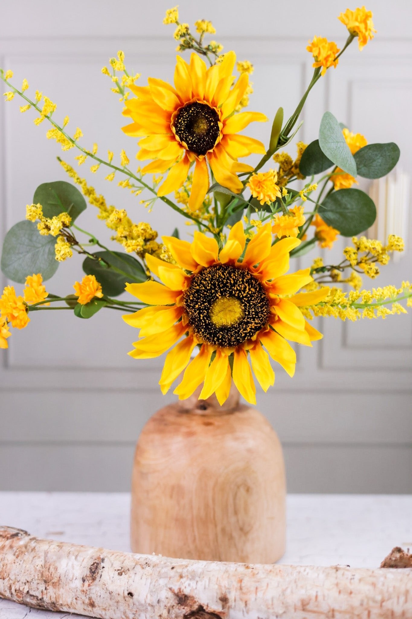 Sunflower and Eucalyptus Pick - Whiskey Skies - SULLIVANS