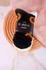 Sunflower & Check Women's Socks (Set Of 3) - Whiskey Skies - RENFRO SOCKS