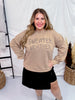 Sweater Weather Stitched Mock Sweatshirt - Whiskey Skies - SOUTHERN BLISS COMPANY