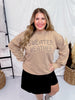 Sweater Weather Stitched Mock Sweatshirt - Whiskey Skies - SOUTHERN BLISS COMPANY