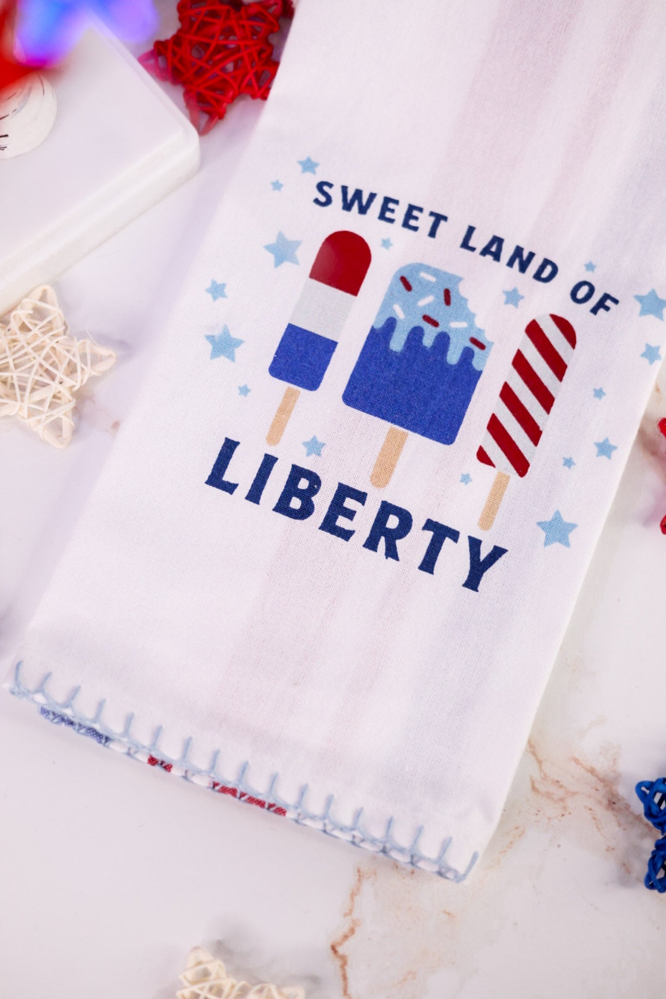 Sweet Land Of Liberty Dish Towel - Whiskey Skies - DII - DESIGN IMPORTS