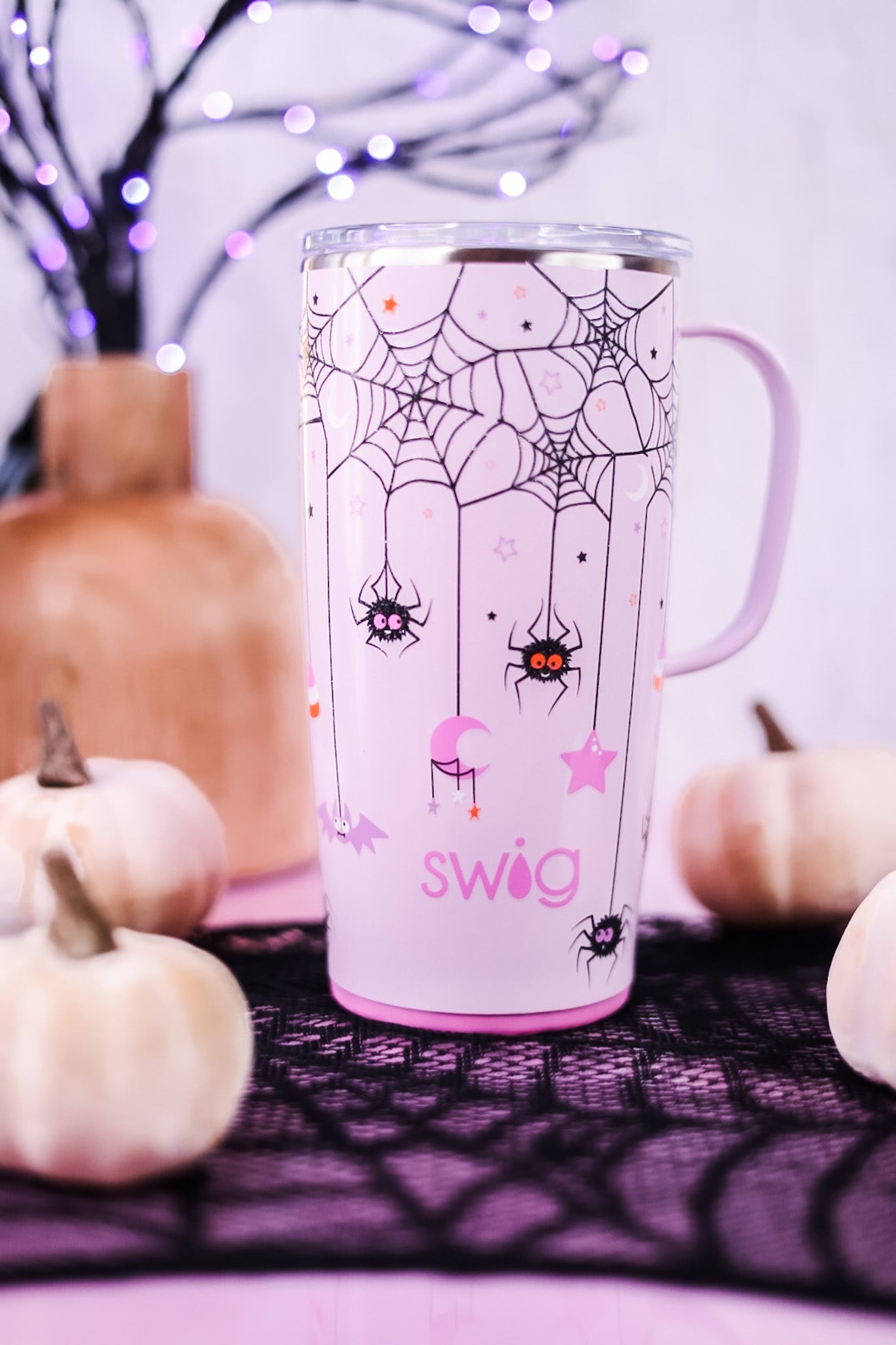 Sweet & Spooky Travel Mug (22oz) - Whiskey Skies - SWIG LIFE