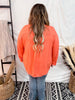 Raw Hem Long Sleeve Button Down
