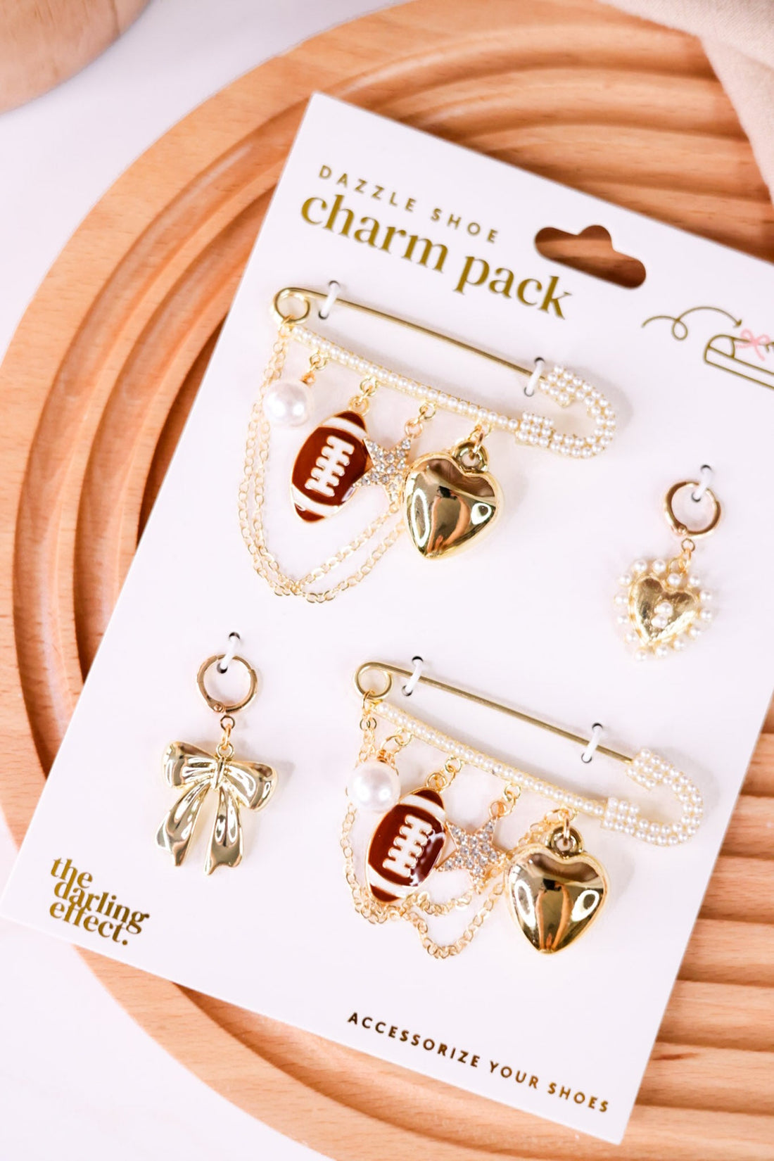Tailgate Time Shoe Charm Set - Whiskey Skies - THE DARLING EFFECT