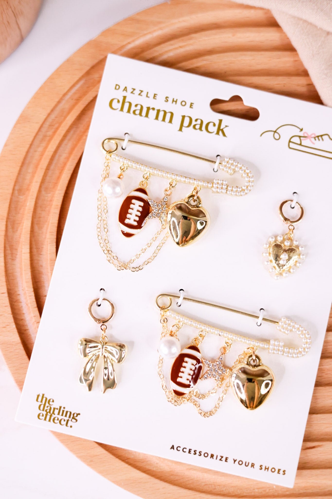 Tailgate Time Shoe Charm Set - Whiskey Skies - THE DARLING EFFECT