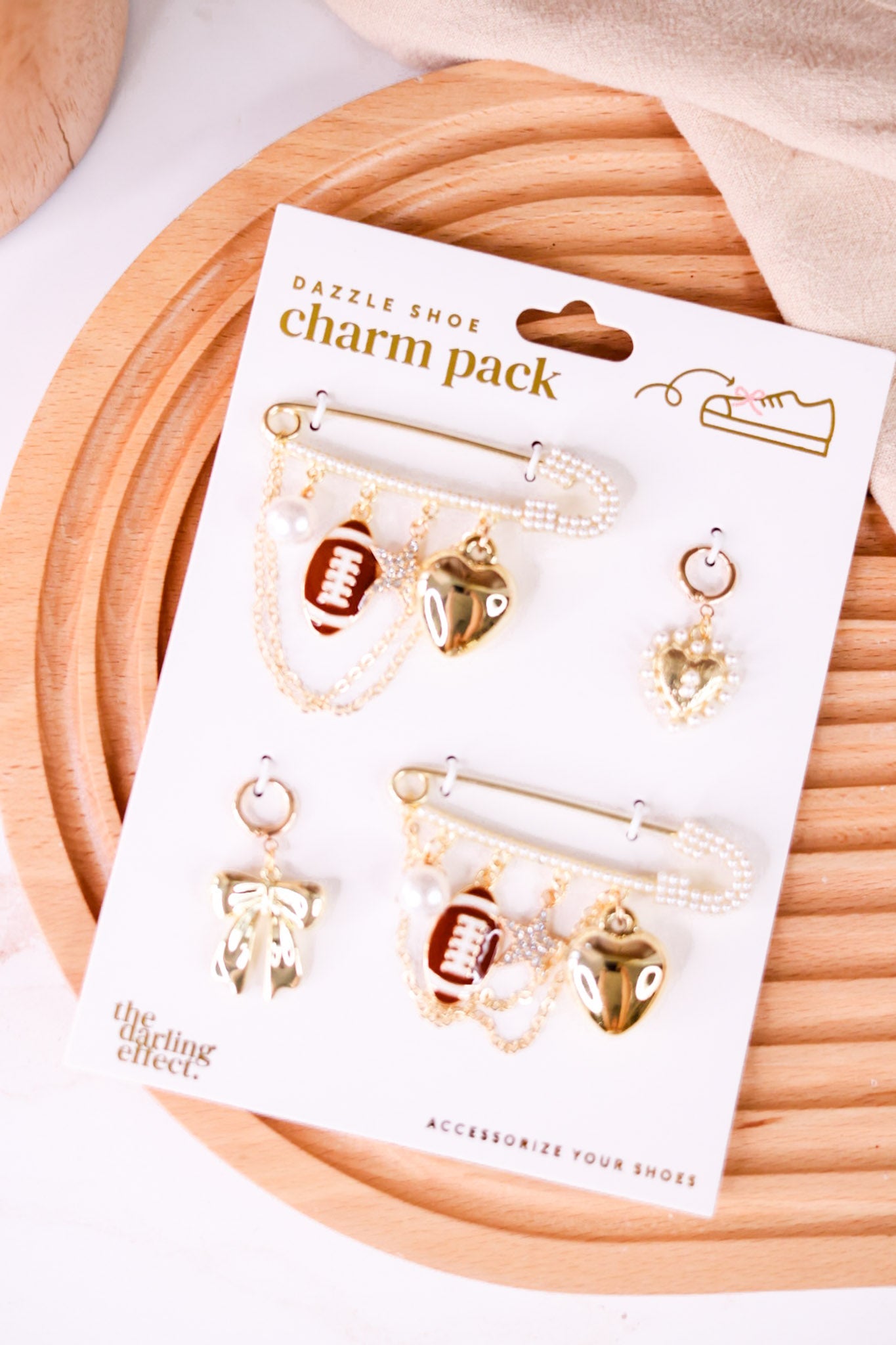 Tailgate Time Shoe Charm Set - Whiskey Skies - THE DARLING EFFECT