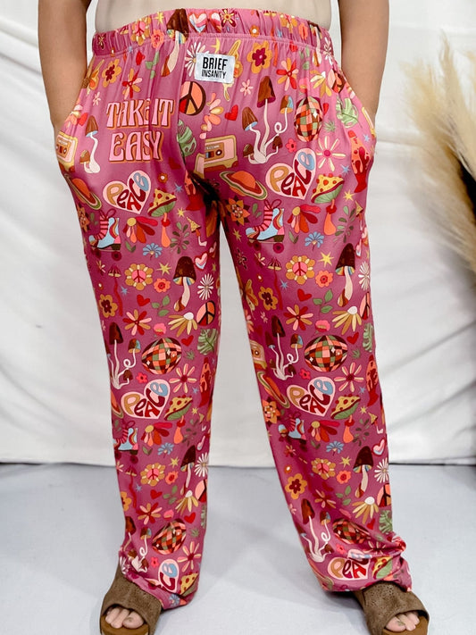 Take it Easy Lounge Pants - Whiskey Skies - BRIEF INSANITY