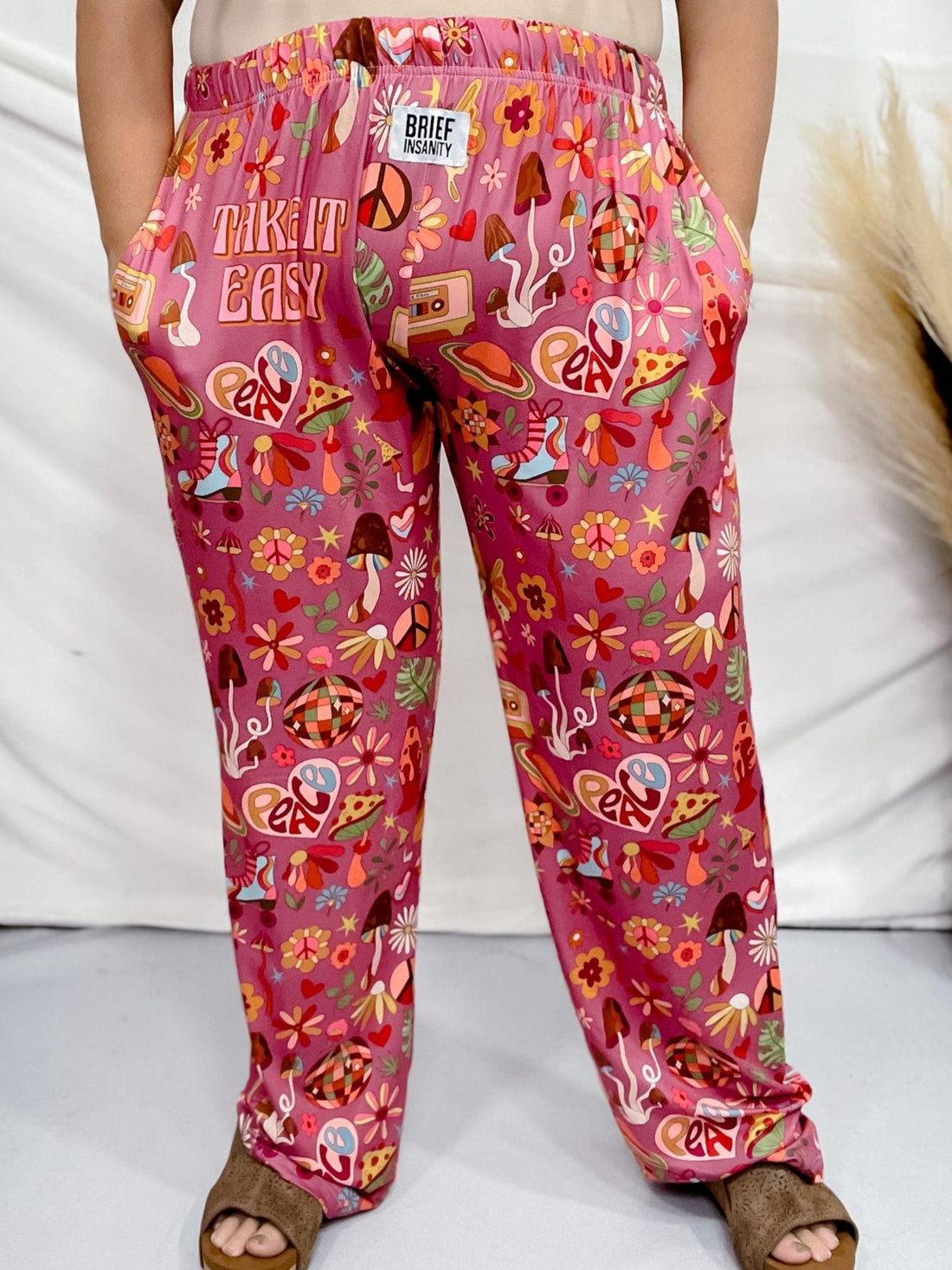 Take it Easy Lounge Pants - Whiskey Skies - BRIEF INSANITY