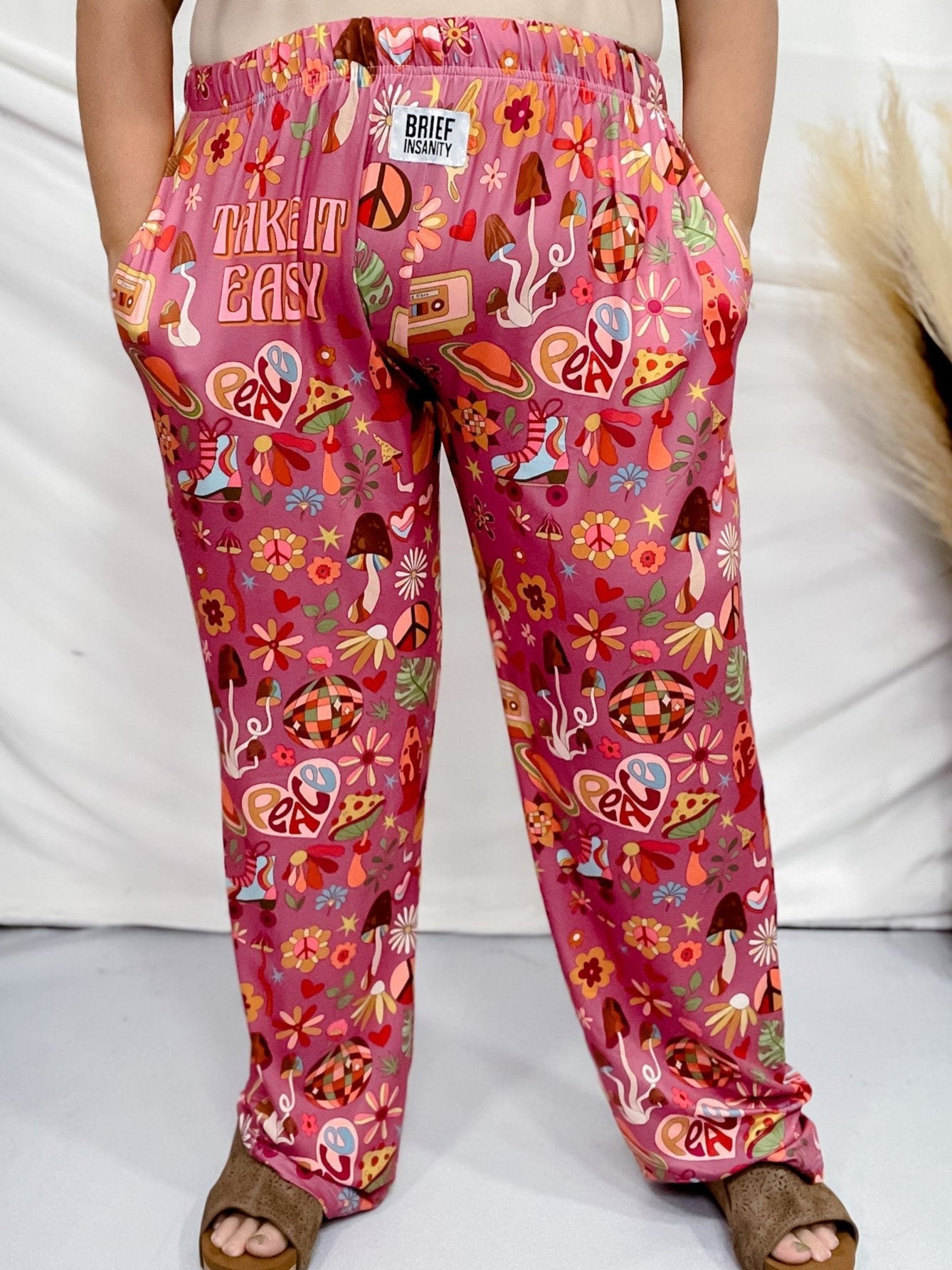 Take it Easy Lounge Pants - Whiskey Skies - BRIEF INSANITY