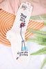 Take No Shit Give No F*cks Crew Socks - Whiskey Skies - BLUE Q