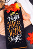 Tales Of Fright Embroidered Dish Towel - Whiskey Skies - DII-DESIGN IMPORTS