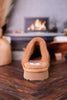 Tan "Comfy" Fuzzy Slippers - Whiskey Skies - CORKYS FOOTWEAR