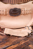 Tan Faux Leather Wrangler Belt Buckle Fringe Purse - Whiskey Skies - MONTANA WEST