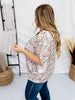 Tan Floral Darcy Dolman Top - Whiskey Skies - MICHELLE MAE