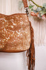 Tan Leather and Hair On Hide Purse - Whiskey Skies - MYRA BAGS