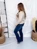 Taupe Argyle Print Button Front Cardigan - Whiskey Skies - POLAGRAM + BAEVELY