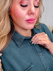 Teal Button Up Twill Suede Shirt Dress - Whiskey Skies - SHE + SKY