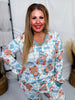 Teddy Bear Loungewear PJ Set - Whiskey Skies - SHIRLEY & STONE