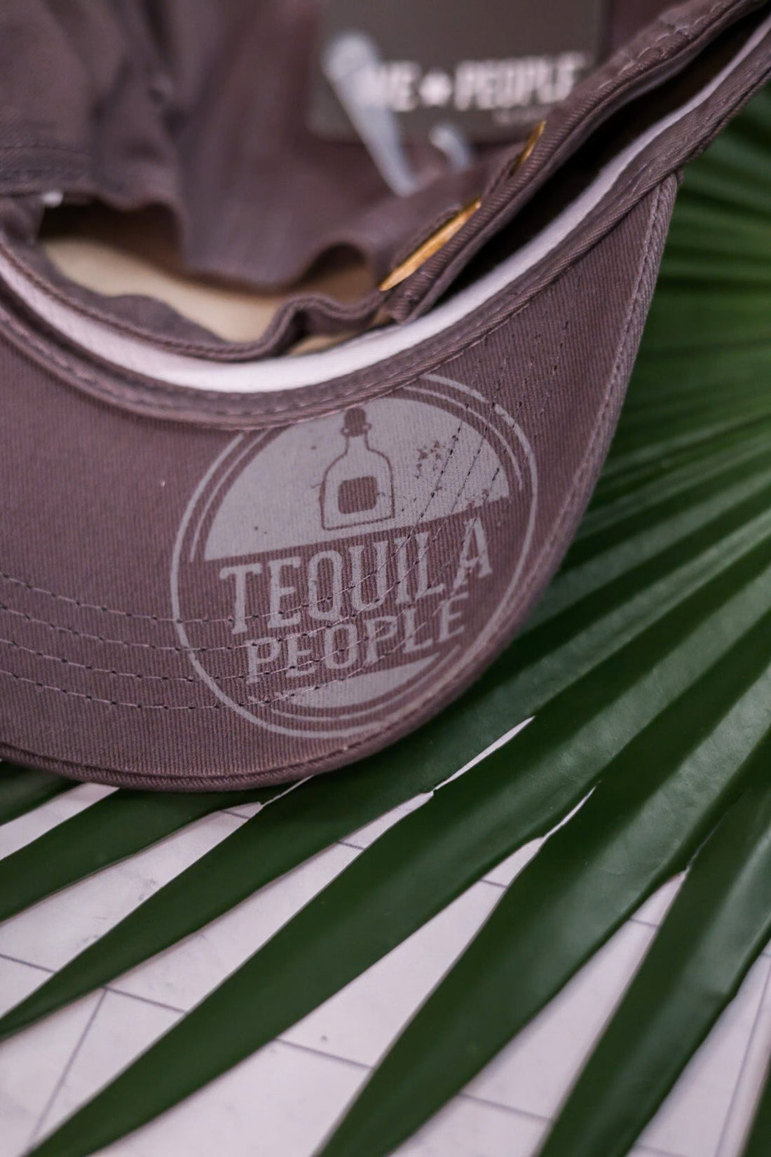 "Tequila People" Dark Gray Adjustable Hat - Whiskey Skies - PAVILION