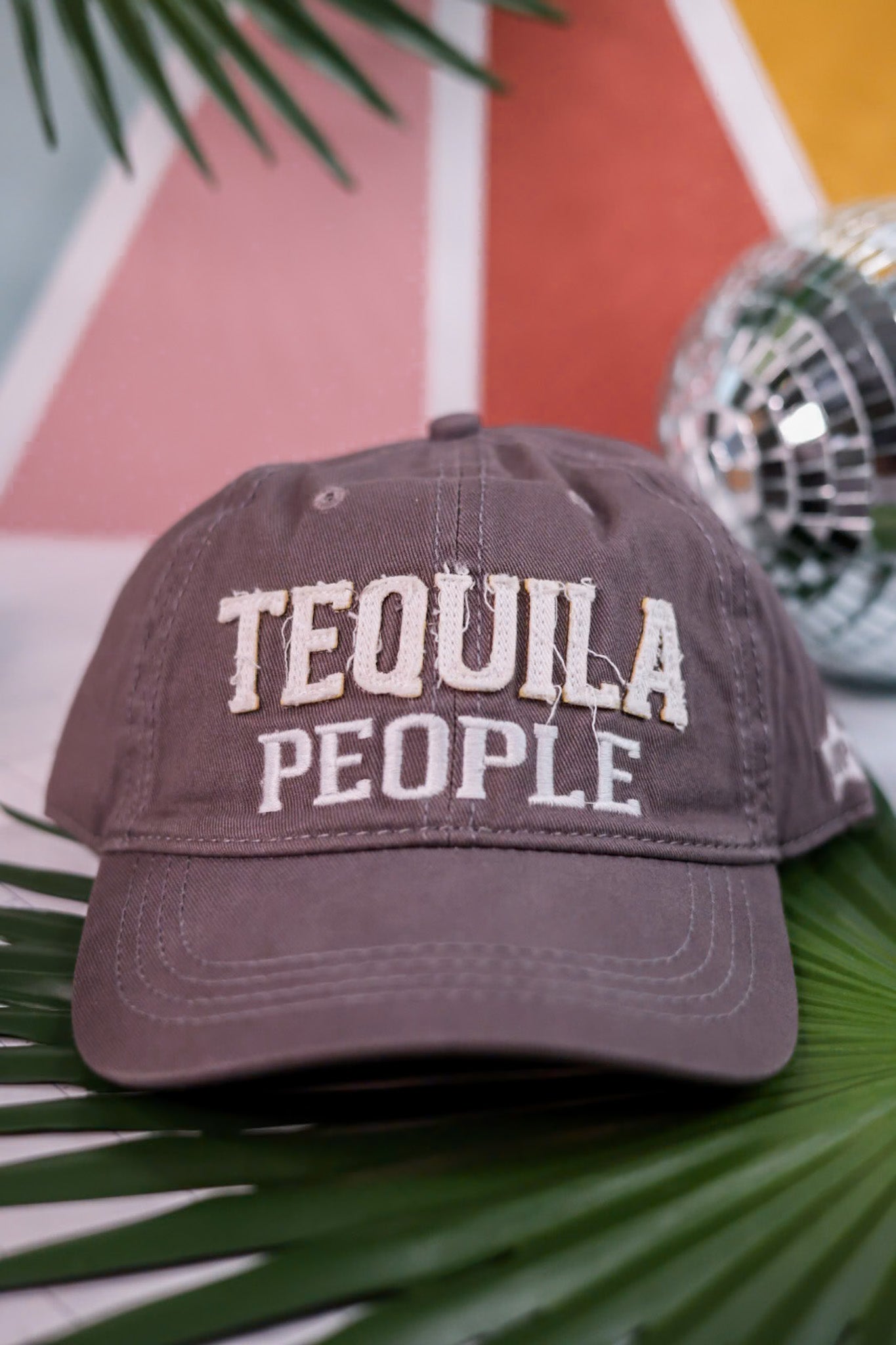 "Tequila People" Dark Gray Adjustable Hat - Whiskey Skies - PAVILION