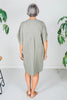 Textured Woven Olive Tunic Top - Whiskey Skies - GIGIO