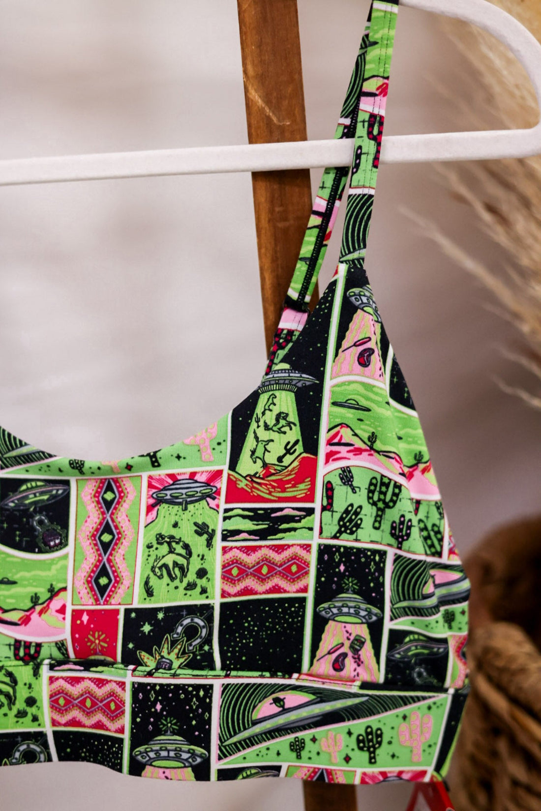 The Area 51 Boob Hammock Bralette - Whiskey Skies - SHINESTY