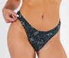 The Big Bang Glow In The Dark MicroModal Thong - Whiskey Skies - SHINESTY