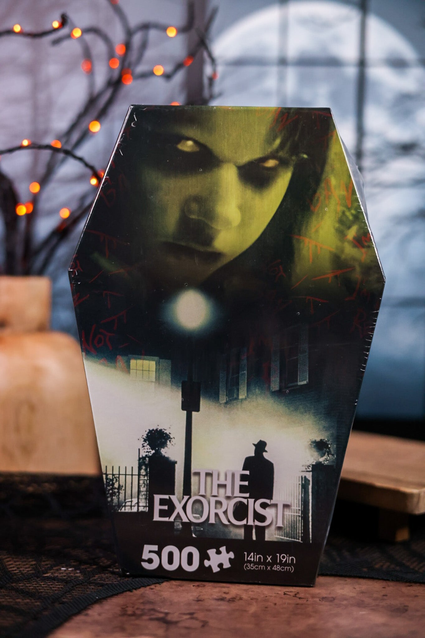 The Exorcist 500 Piece Coffin Box Puzzle - Whiskey Skies - NMR