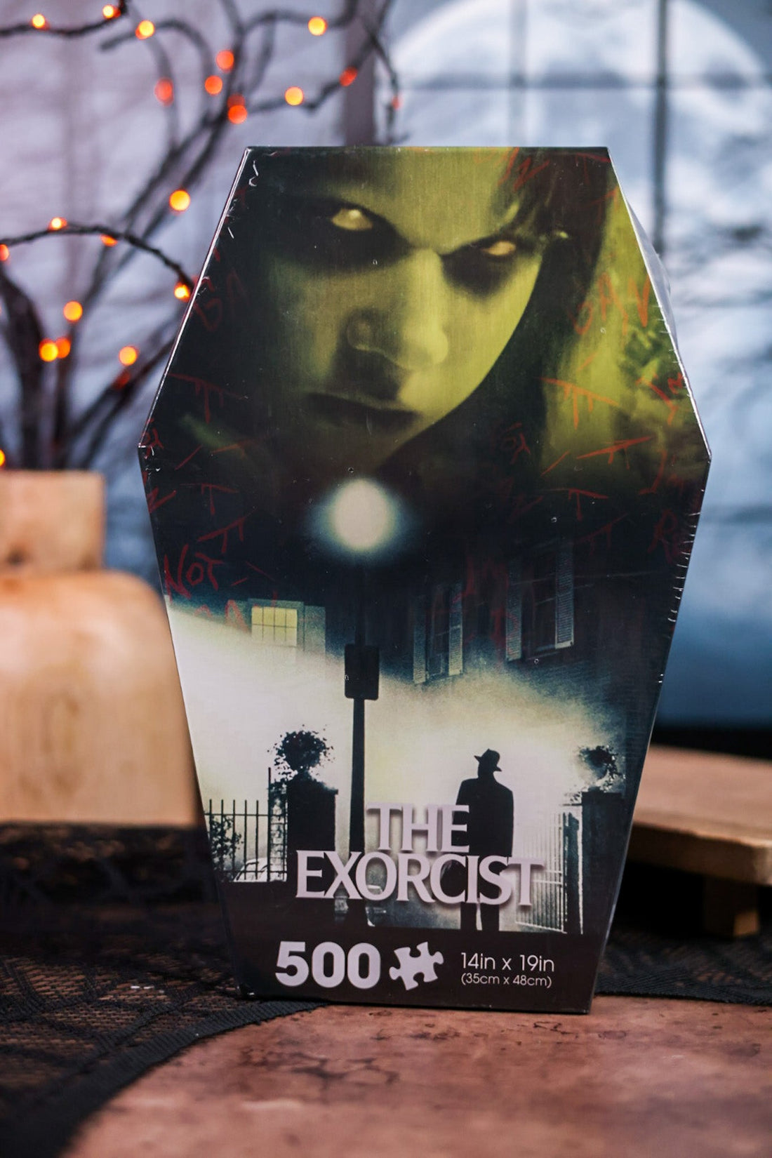 The Exorcist 500 Piece Coffin Box Puzzle - Whiskey Skies - NMR