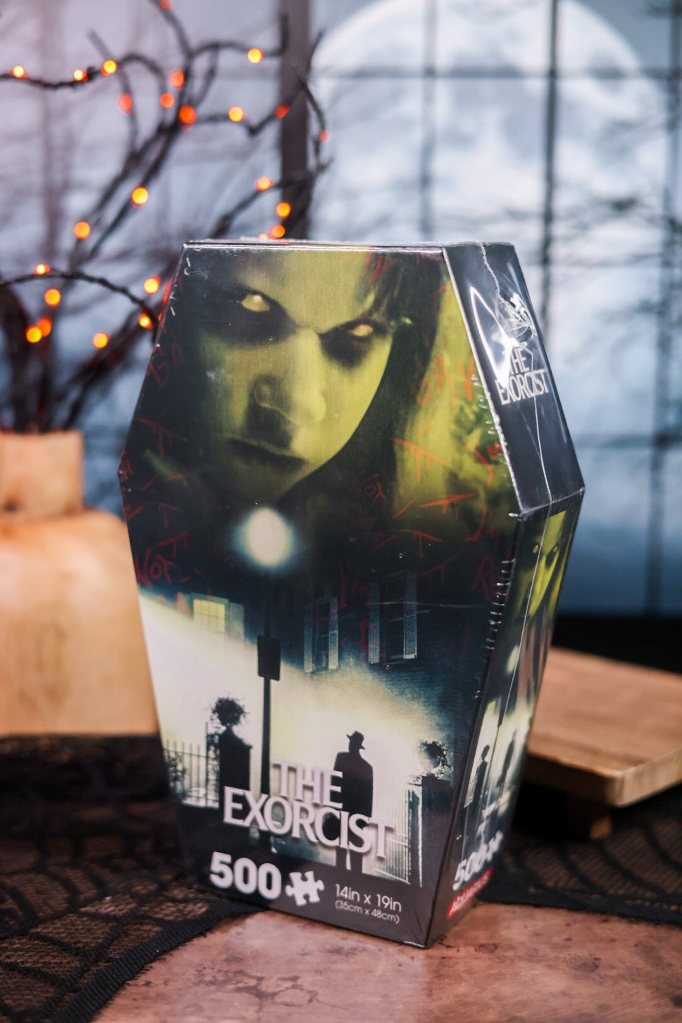 The Exorcist 500 Piece Coffin Box Puzzle - Whiskey Skies - NMR