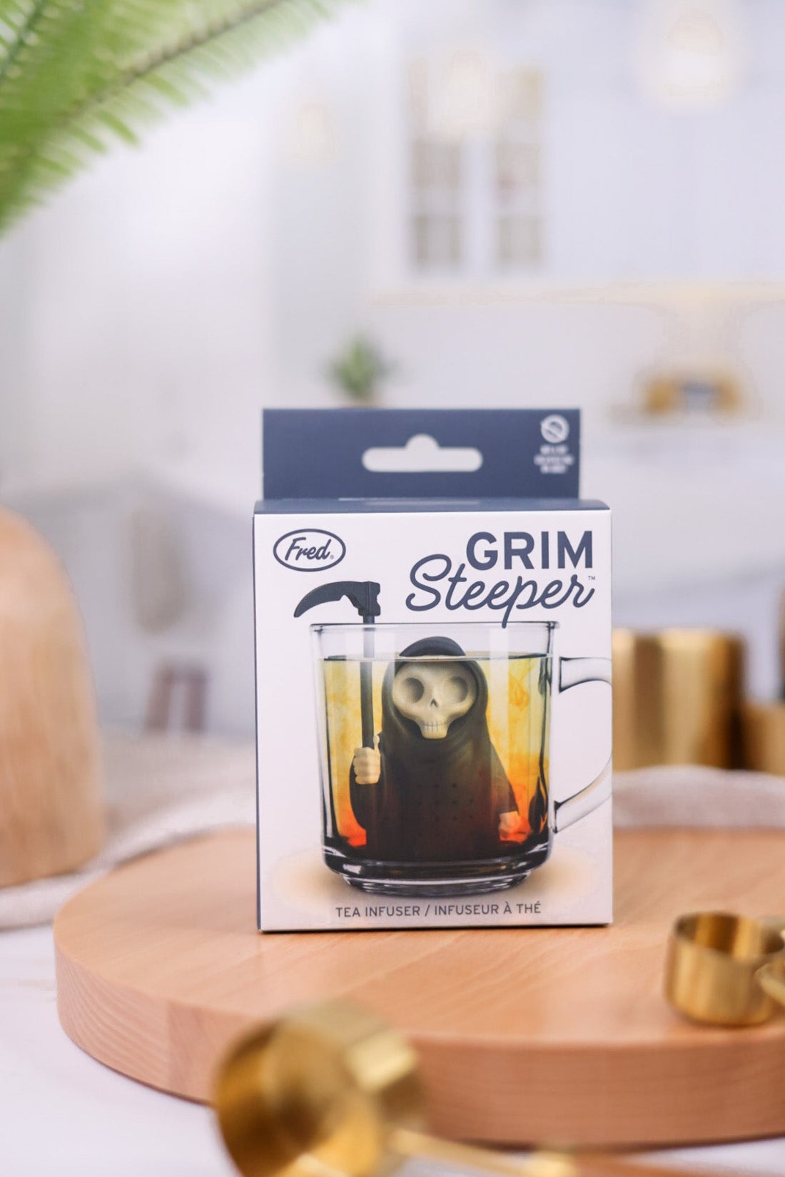 The Grim Steeper Tea Infuser - Whiskey Skies - FRED AND FRIENDS