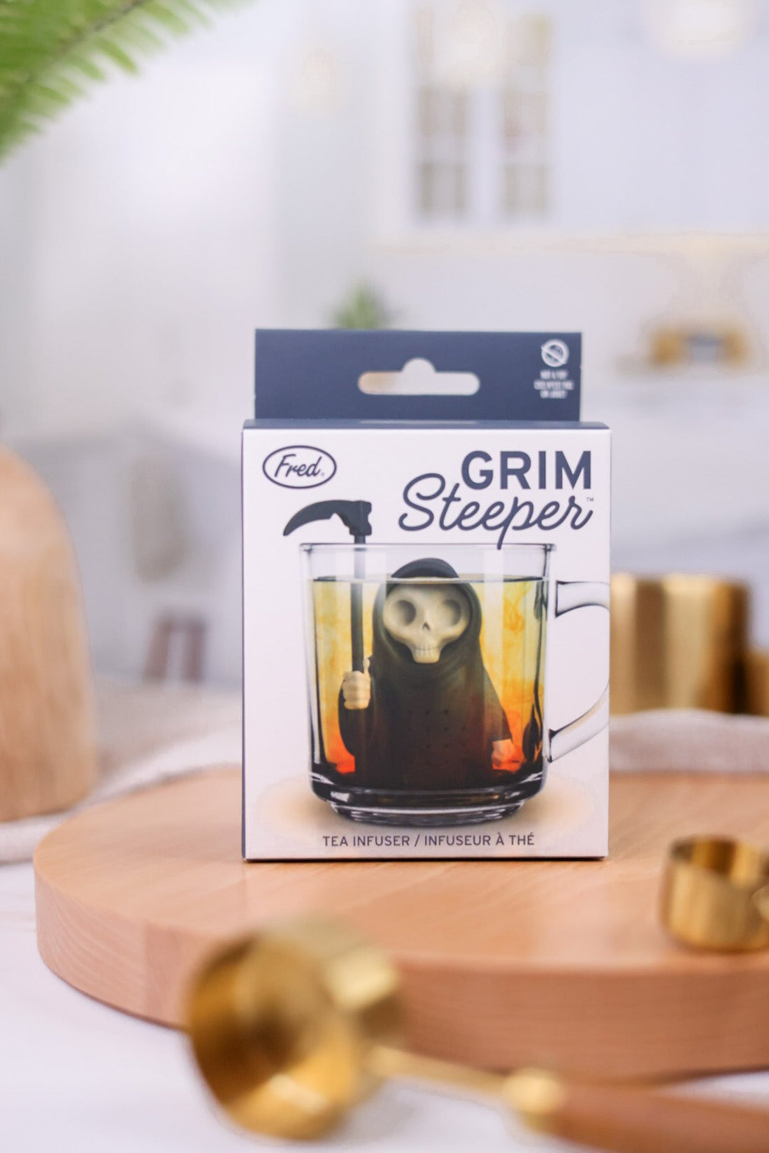 The Grim Steeper Tea Infuser - Whiskey Skies - FRED AND FRIENDS